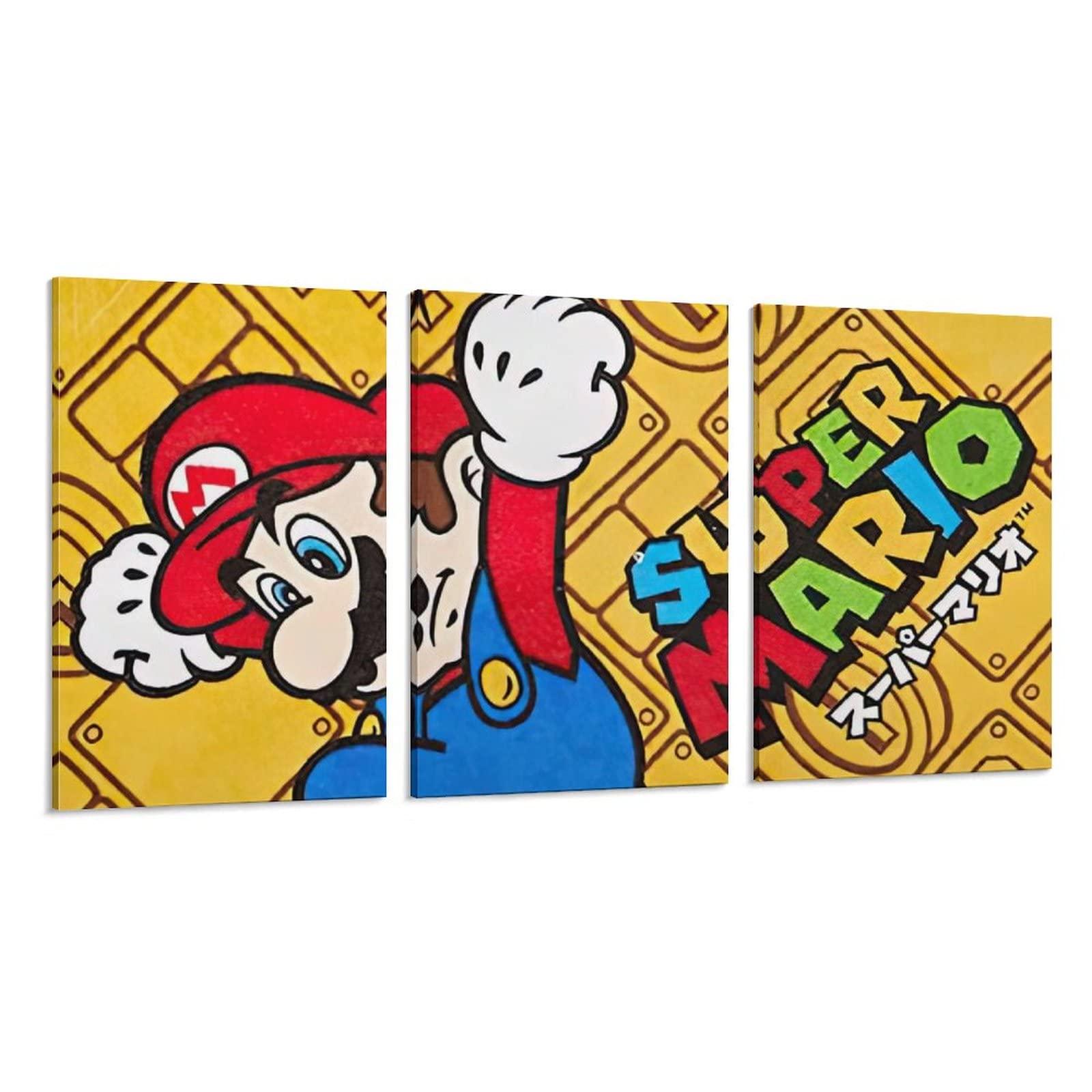 Amazon.co.jp: 任天堂 マリオ アートパネル 湿気を防ぐ キャンバス