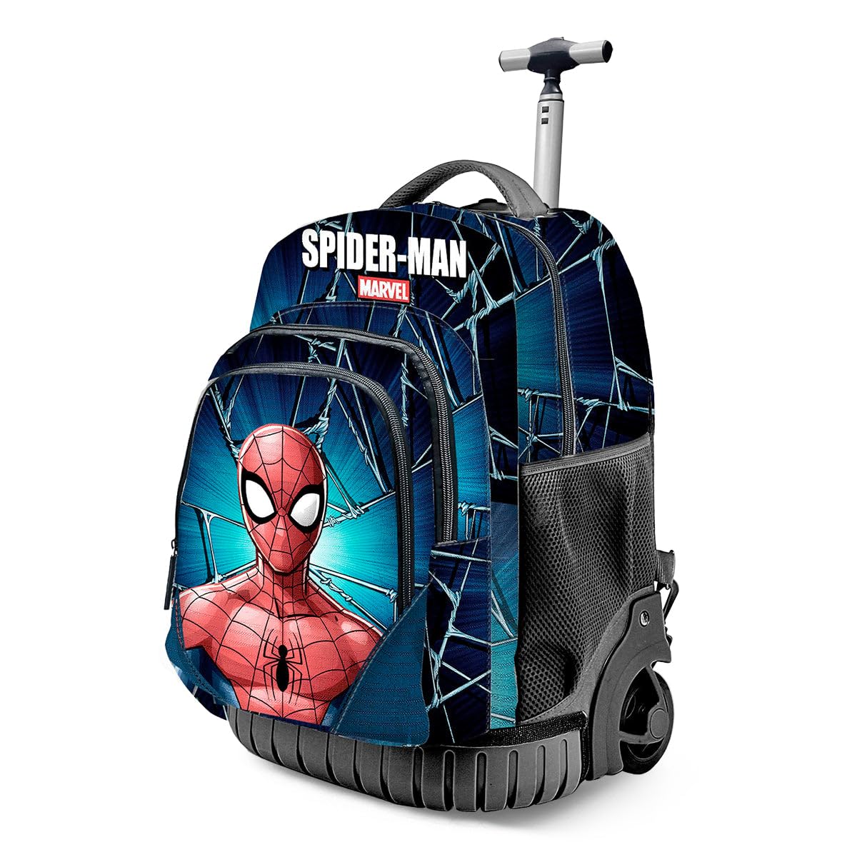 Marvel Spiderman Maximum-Zaino Trolley GTS FAN, Blu, 32 x 47 cm, Capacità 30 L