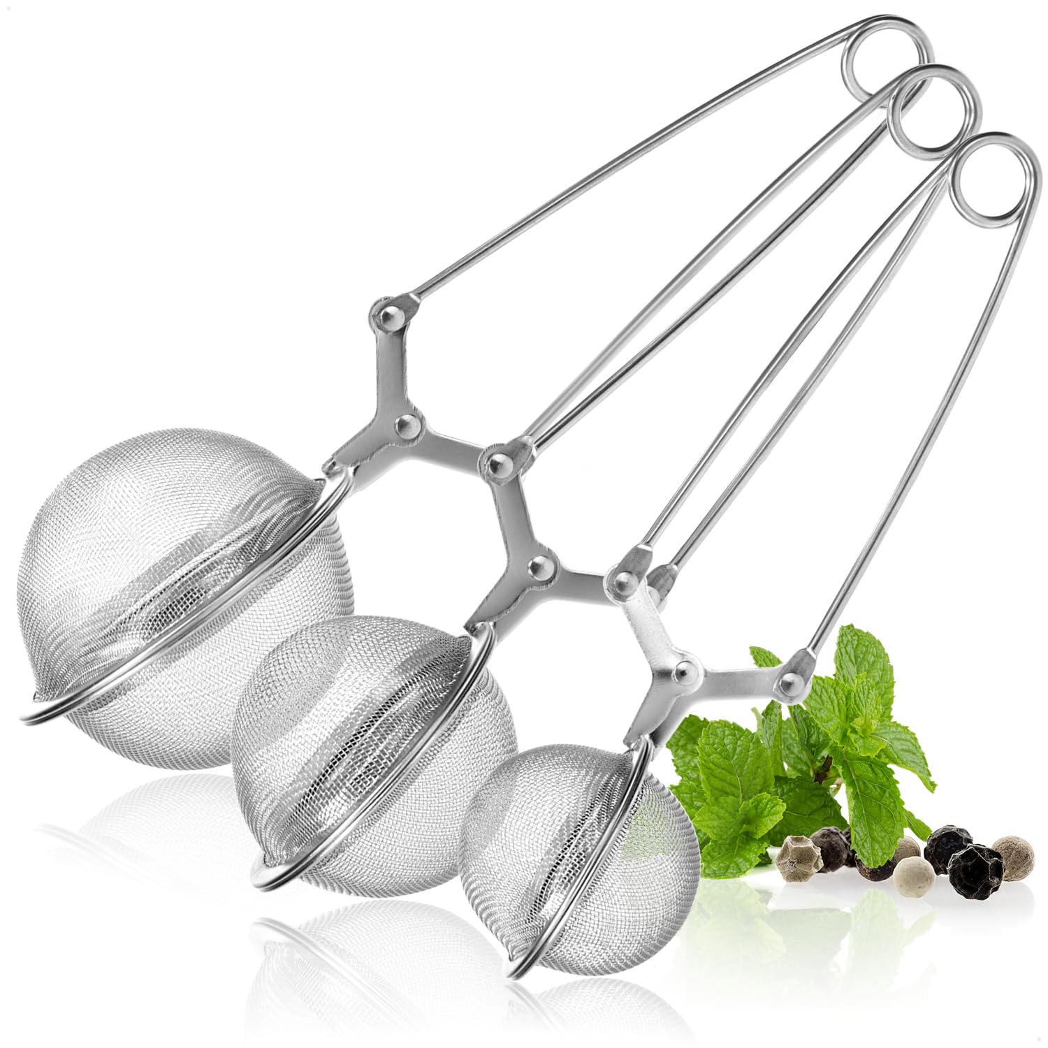 Infusore Tè Tea Forte Infusore Per Tè Tea Forte ICON – In Acciaio Inox Con Filtro Extra Fine E Base In Silicone, Colore Argento Infusore Per Tè Sfuso