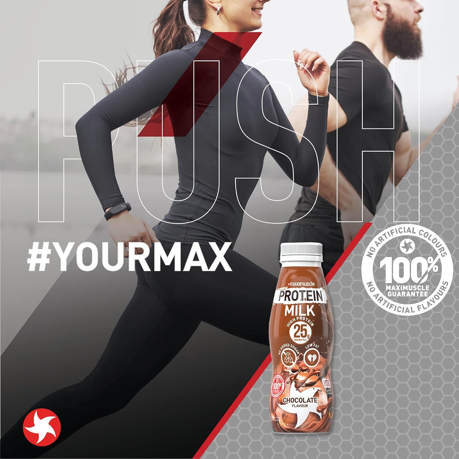 Buy Maximuscle Protein Milk Ready To Drink High Protein, Low Fat, No