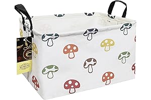 HUNRUNG Kawaii Canvas Storage Basket