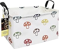 Vista 24 de HUNRUNG Cesta de Almacenamiento Rectangular de Lona Linda Organizadora para Juguetes de Mascotas/Niños, Libros, Ropa Perfecta para Habitaciones/Sala
