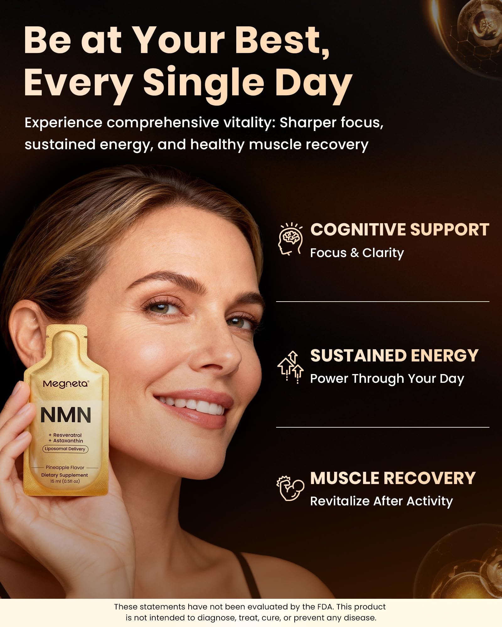 Liposomal NMN Liquid Pouches, 600mg with Resveratrol, 30 Servings — Amazon image 11