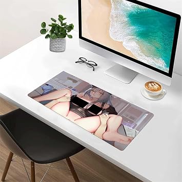 Mouse Pad Gaming Sexy Anime Computer Mouse Pad Large Gaming Gamer XXL Carpet Big PC Desk Play Mat Sexy Butt Breasts Chest 24x12 inch