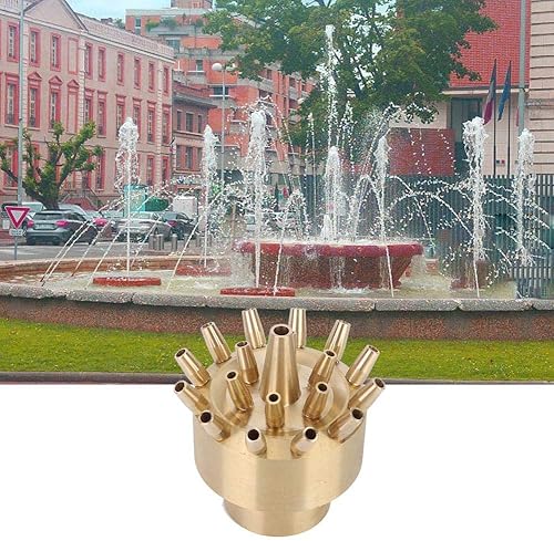 Miniatura 5 de Cabezal de boquilla de fuente, DN40 rosca hembra fuente boquilla dispersión paisaje pulverizador, boquilla de fuente de agua