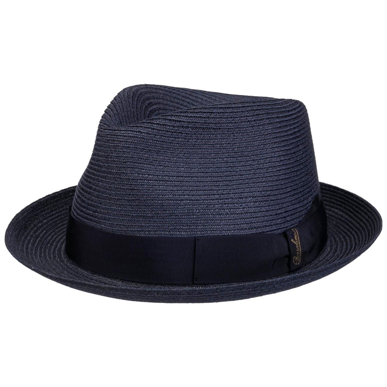 Borsalino Sombrero de Cáñamo Uni Player Mujer/Hombre - Made in Italy Sol Verano para el jardín con Banda Grosgrain Primavera/Verano