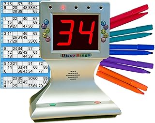 Thomas & Anca Club Supplies Ltd Bingo Starter Kit with Disco Bingo Tickets & Felts Perfect for Home, Party and LOCKDOWN Bingo