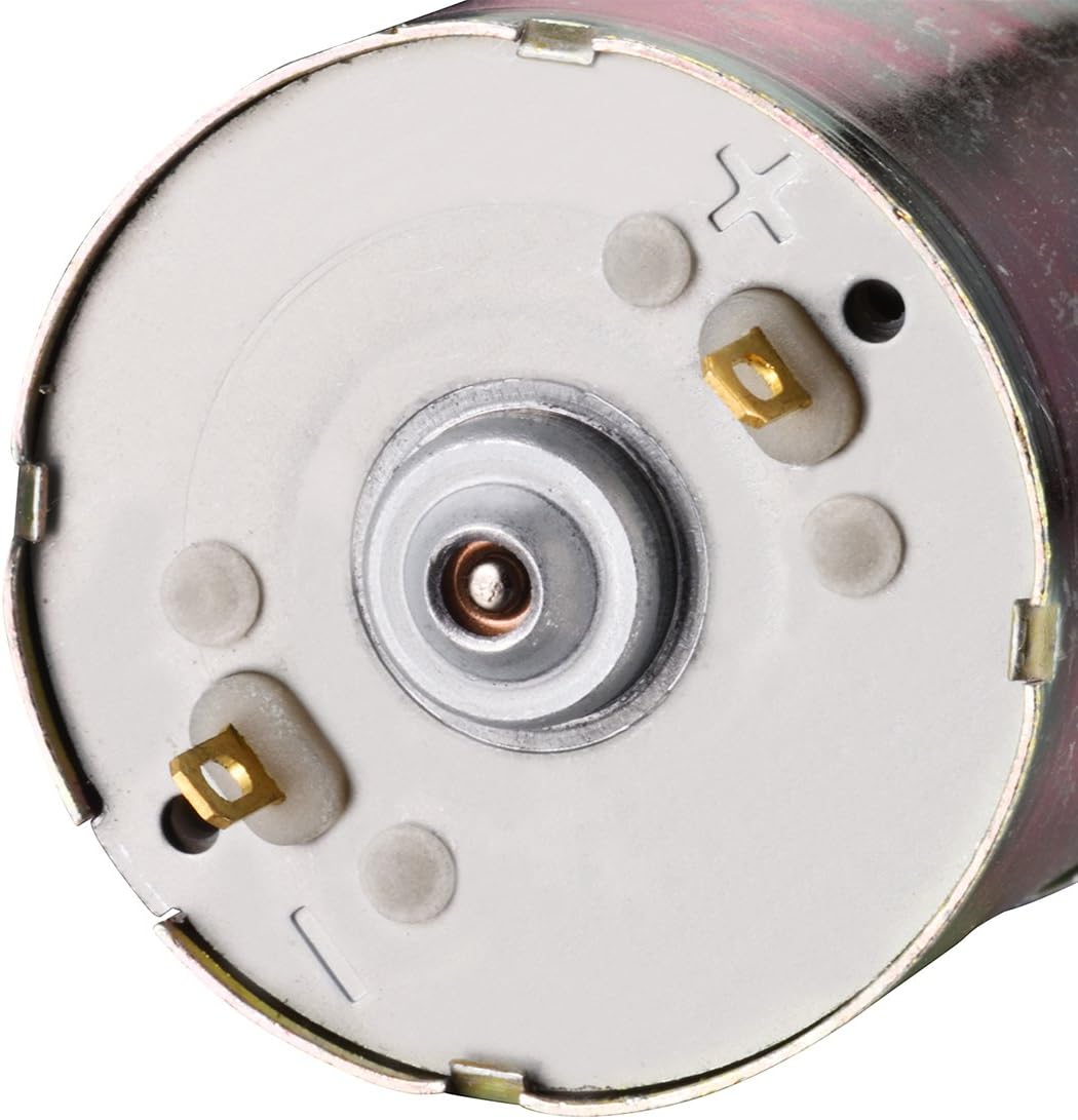 Aexit DC 12V Electric Motors 200RPM Micro Gear Box Motor Speed Reduction Electric Gearbox Centric Fan Motors Output Shaft