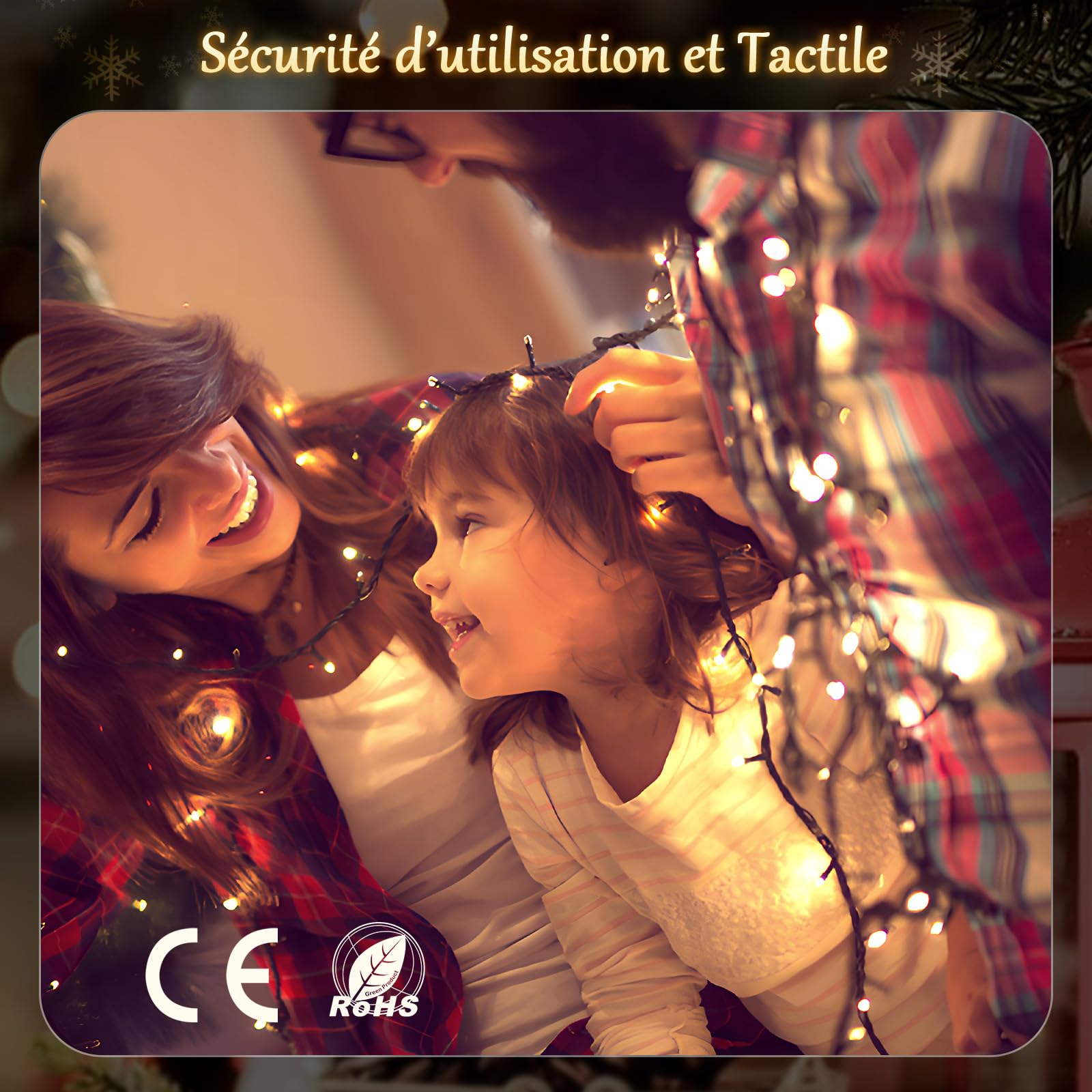 SALCAR Guirlande Lumineuse 490 LEDs pour Sapin de Noêl avec Télécommande, 3m x 14 exterieur Etanche Guirlande LED Sapin Décoration (2,1-3,5m sapin) pour Décoration Noël, Fête, Jardin