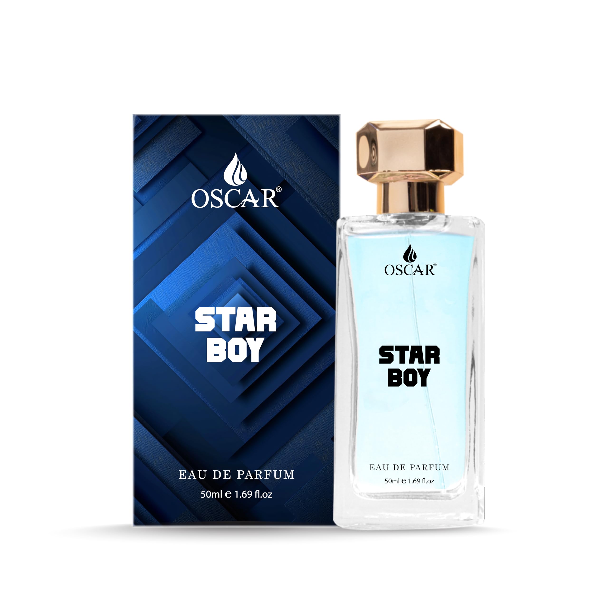 Star Boy Eau De Parfum Man, 50ml | Long Lasting Perfume for Men | Premium Luxury Fragrance Scent | Aromatic Blend of Bergamot, Jasmine, Amber | Long Lasting Smell