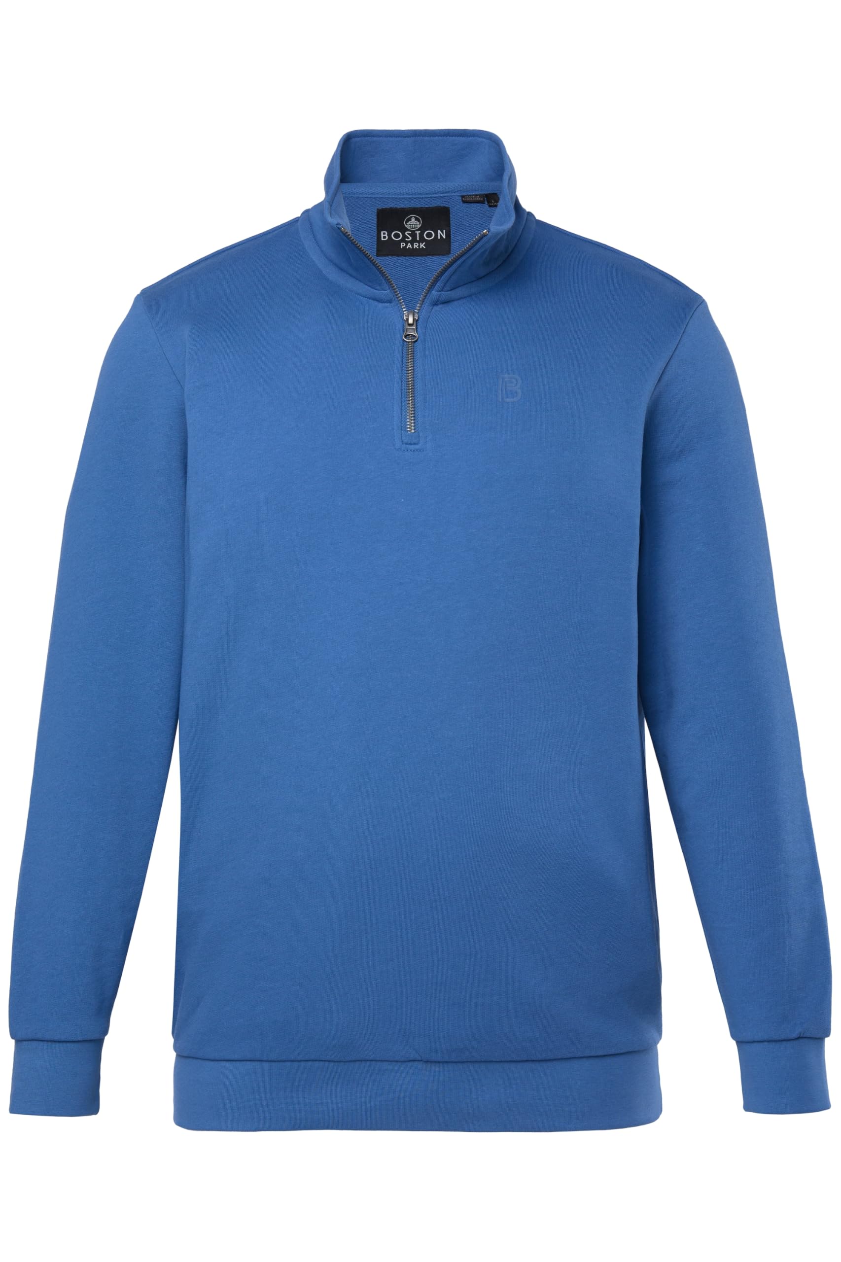 Boston Park Herren große Größen Übergrößen Menswear L-8XL Troyer, Sweat, Stehkragen mit Zipper 844322
