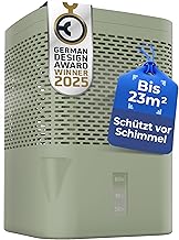 BonAura Dehumidifier without electricity up to 23 m², 360° ventilation, room dehumidifier with pouring spout and 680 g deh...