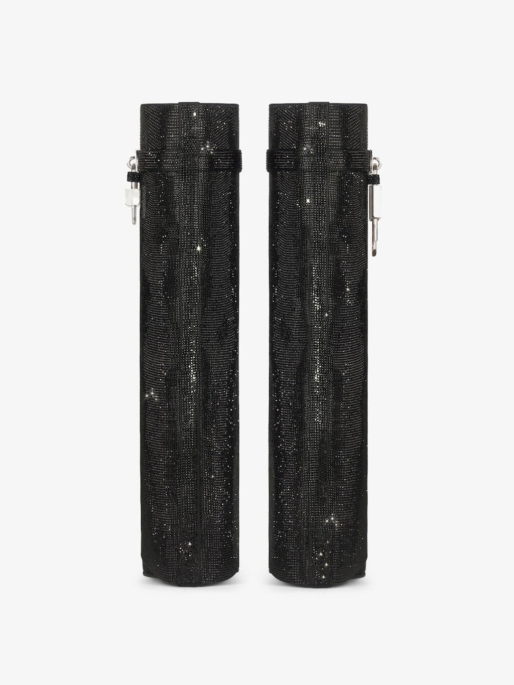 Rhinestones Fold Over Knee High Boots for Women Shark Lock Boots High Shaft Wide Calf Fashion Boots Pull on Party Shoes