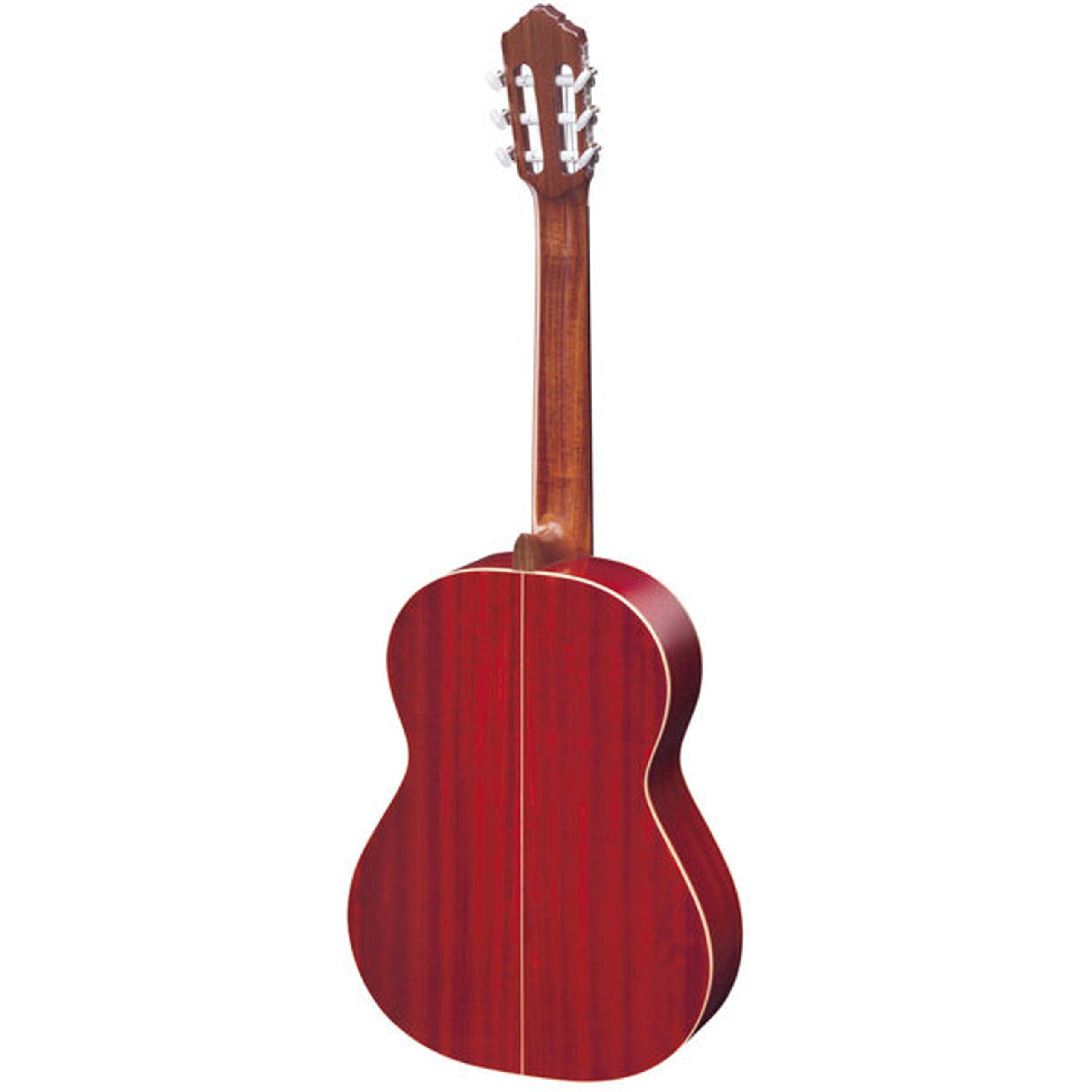 Ortega R200L Guitare de concert avec housse gaucher Palo Rojo