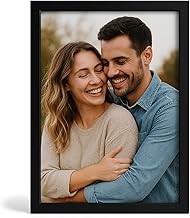 Loyalove Customized Photo Frame with Single Photo Upload | Ideal for Birthday, Anniversary, Wedding | Personalized Gift with Photo Print | 6x8 Inch, A4, 12x18 inches Frames