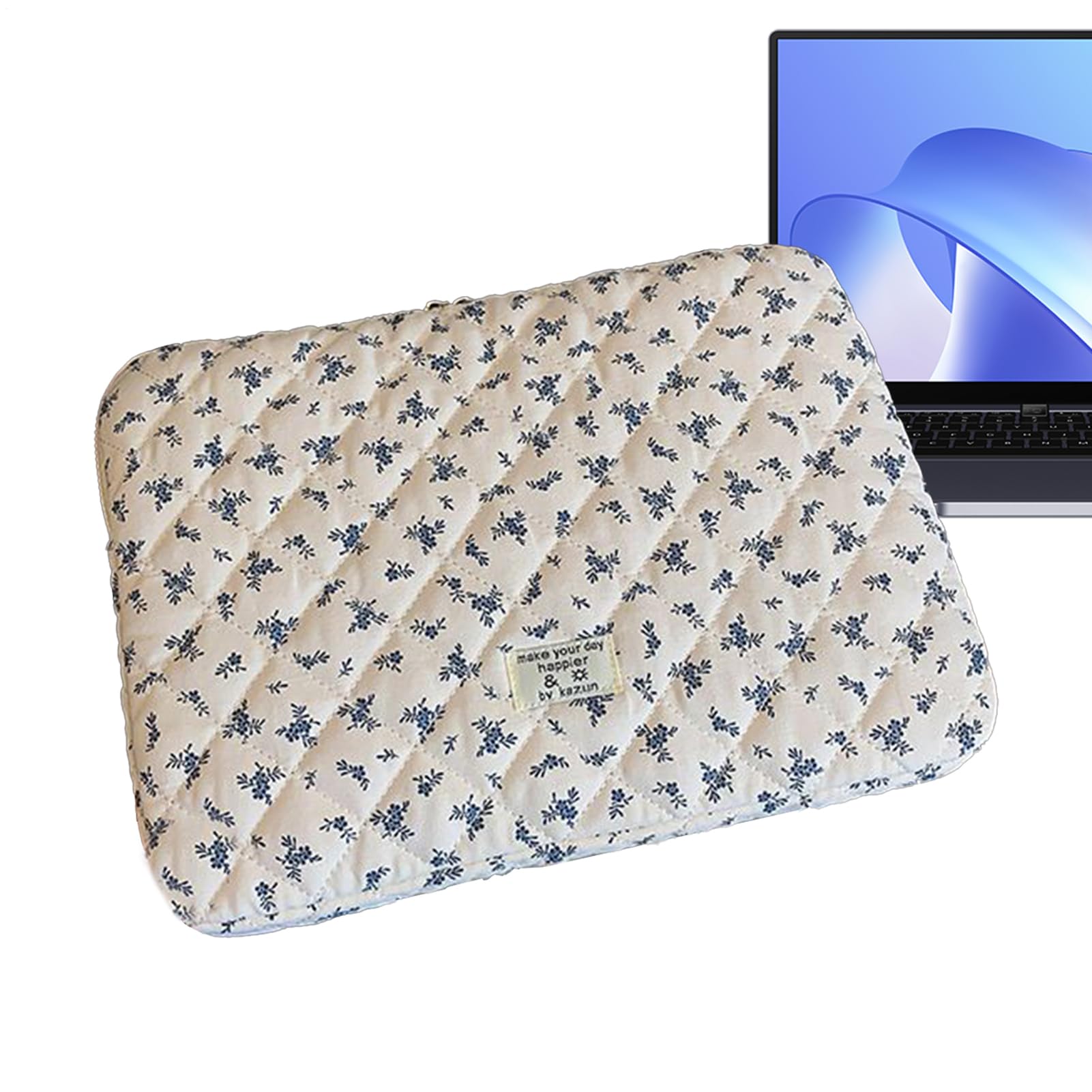 ラップトップ保護ケース - ラップトップ カバー |ラップトップコンピュータケース |花柄のラップトップバッグ |タブレット保護ケース |トラベルアクセサリー収納バッグ |花柄の収納袋 |ノートブック型トラベルバッグ