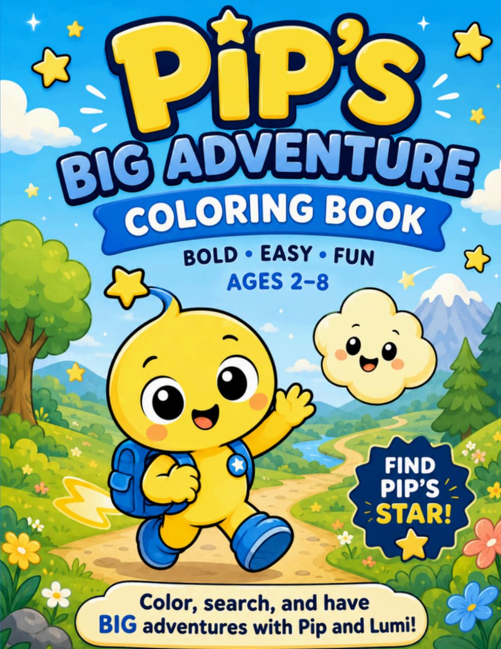 Pip's Big Adventure Color Book