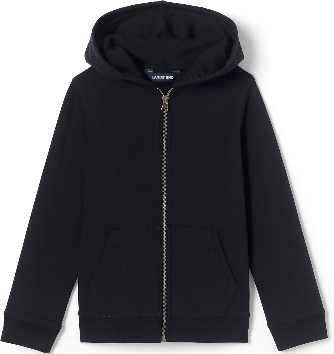 Lands' End School Uniform Sudadera con cremallera frontal para niños
