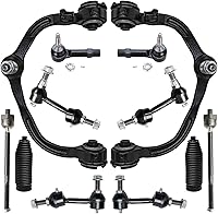 Vista 81 de Detroit Axle – 12 brazos de control superiores e inferiores delanteros con rótulas, barras de unión exteriores e interiores con topes, barras