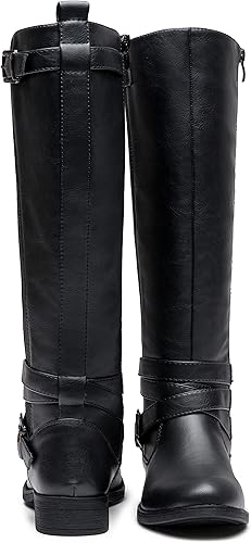 Miniatura 7 de Vepose Botas altas hasta la rodilla para mujer 952 Stretch Riding Retro Fashion