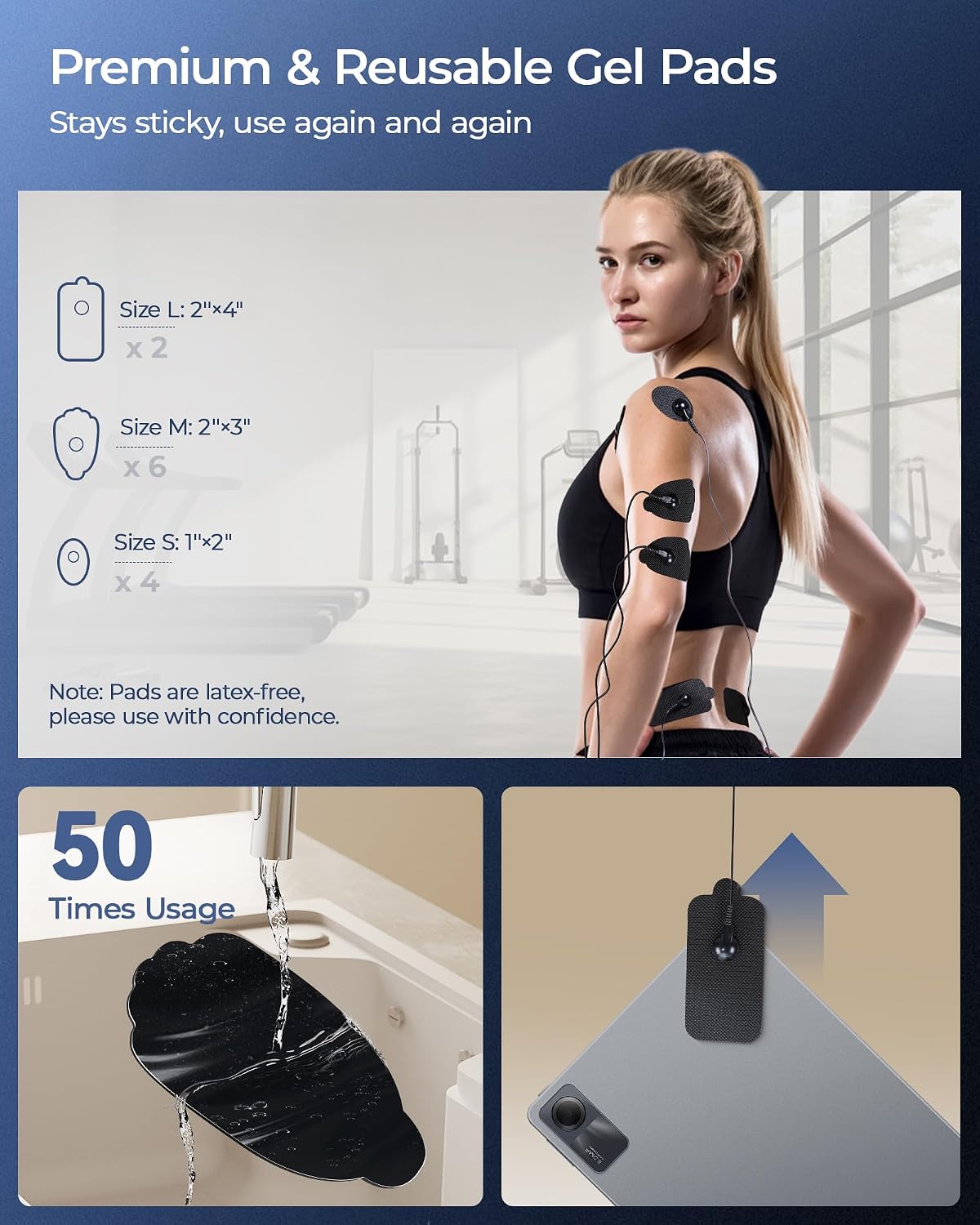 KingPavonini TENS Unit Muscle Stimulator for Back Pain Relief, Model SM9055