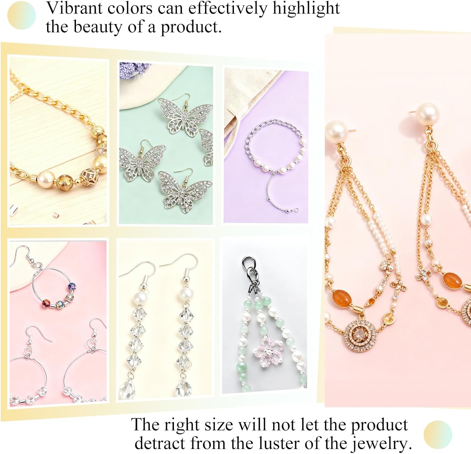 NACHLYNN 4160 Pieces Crimping Beads for Jewelry Making with Crimping Pliers Suitable for Making DIY Jewelry Such as Necklaces Earrings and Bracelets (3 Sizes Gold) - Image 5