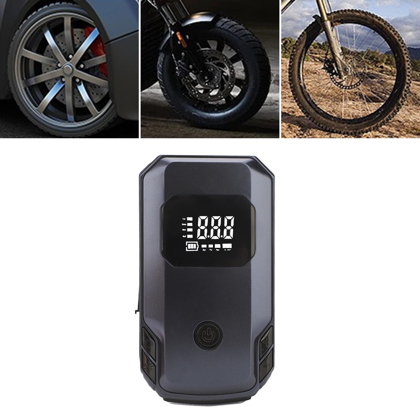 Rozrusznik Samochodowy 2000 MAh X 4, Urządzenia Rozruchowe, Zestaw Wzmacniający Akumulator, 150 PSI, Bateria Litowa do Uniwersalnych Pojazdów i urządzeń
