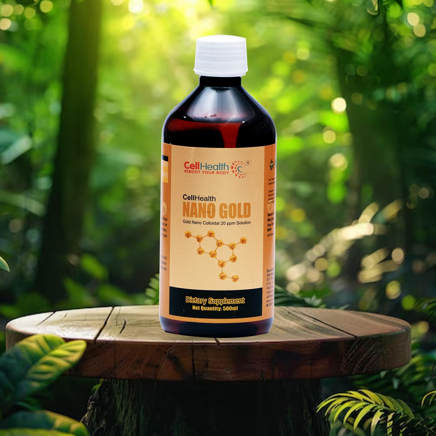 Nano Gold Colloidal 20 ppm – 500ml | Dietary Supplement for Immunity & Wellness-image-33