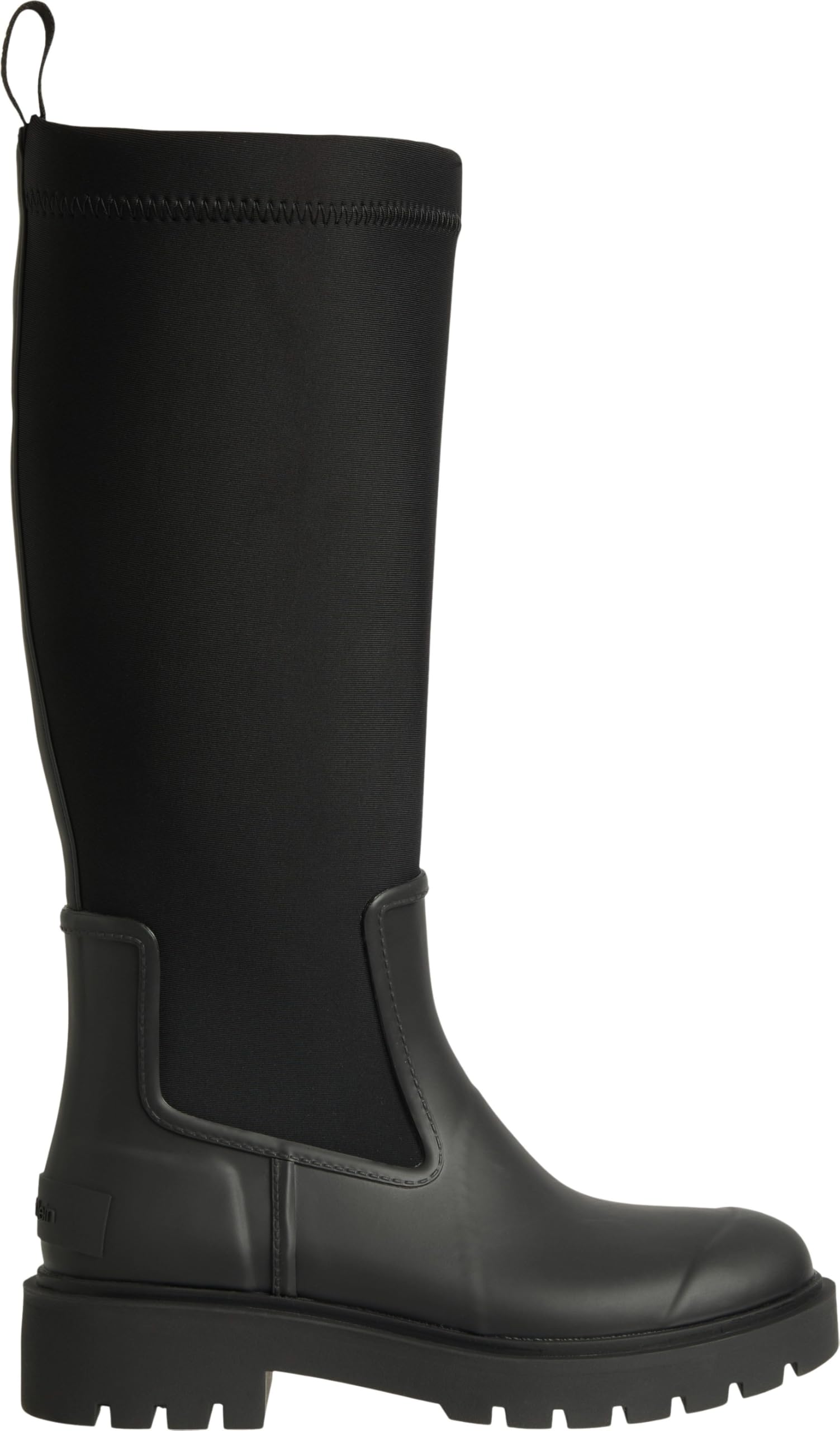 Calvin Klein Jeans Women's HIGH RAINBOOT NEOPRENE YW0YW02002 Rainboots, Black (Ck Black), 5