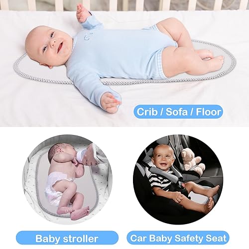 Miniatura 5 de Paquete de 3 cambiadores reutilizables para escotilla, suave e impermeable, compatible con cambiador Hatch Grow Smart, cochecitos o asientos de