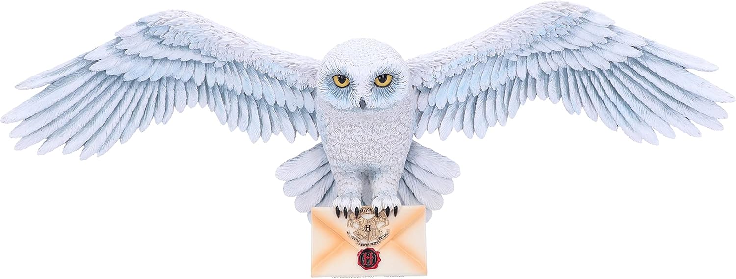 Nemesis Now Officially Licensed Harry Potter Hedwig Wall Plaque 45cm, Resin, White