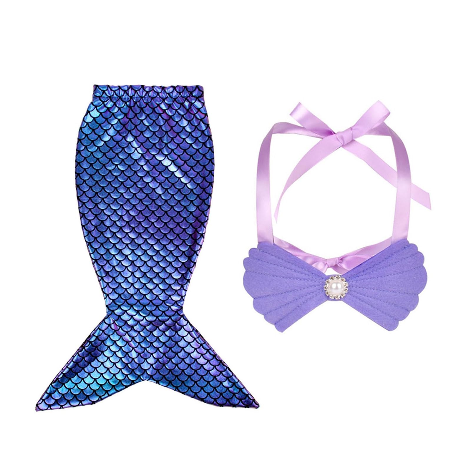 Photo Props for Girl 0-1 Year Infant Bra Tail Costume Newborn Photography Props Theme Outfit Baby Essential Baby Costume