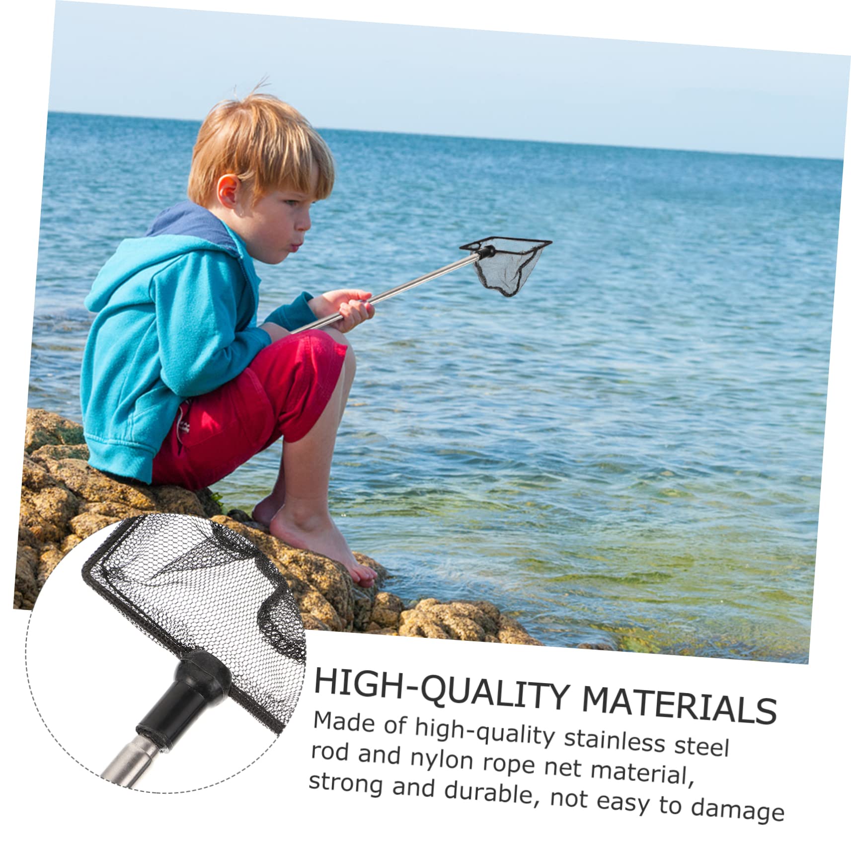 YARNOW 6pièces Filets Télescopiques pour Épuisette Rétractable pour Aquarium Et Nettoyage De Piscine