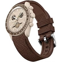 Premium FKM Rubber Watch Strap 20mm 21mm 22mm,Curved End Fluororubber Watch Band,Waterproof Anti-Dust Seamless Fit for Men Women Divers Watches