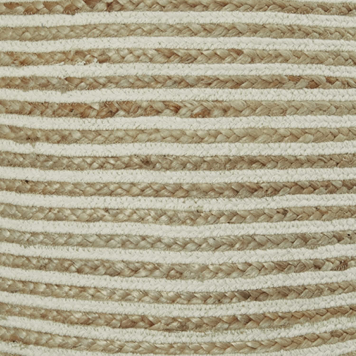 Signature Design by Ashley Sweed Valley Comfortable Pouf & Ottoman-Casual-Natural/White