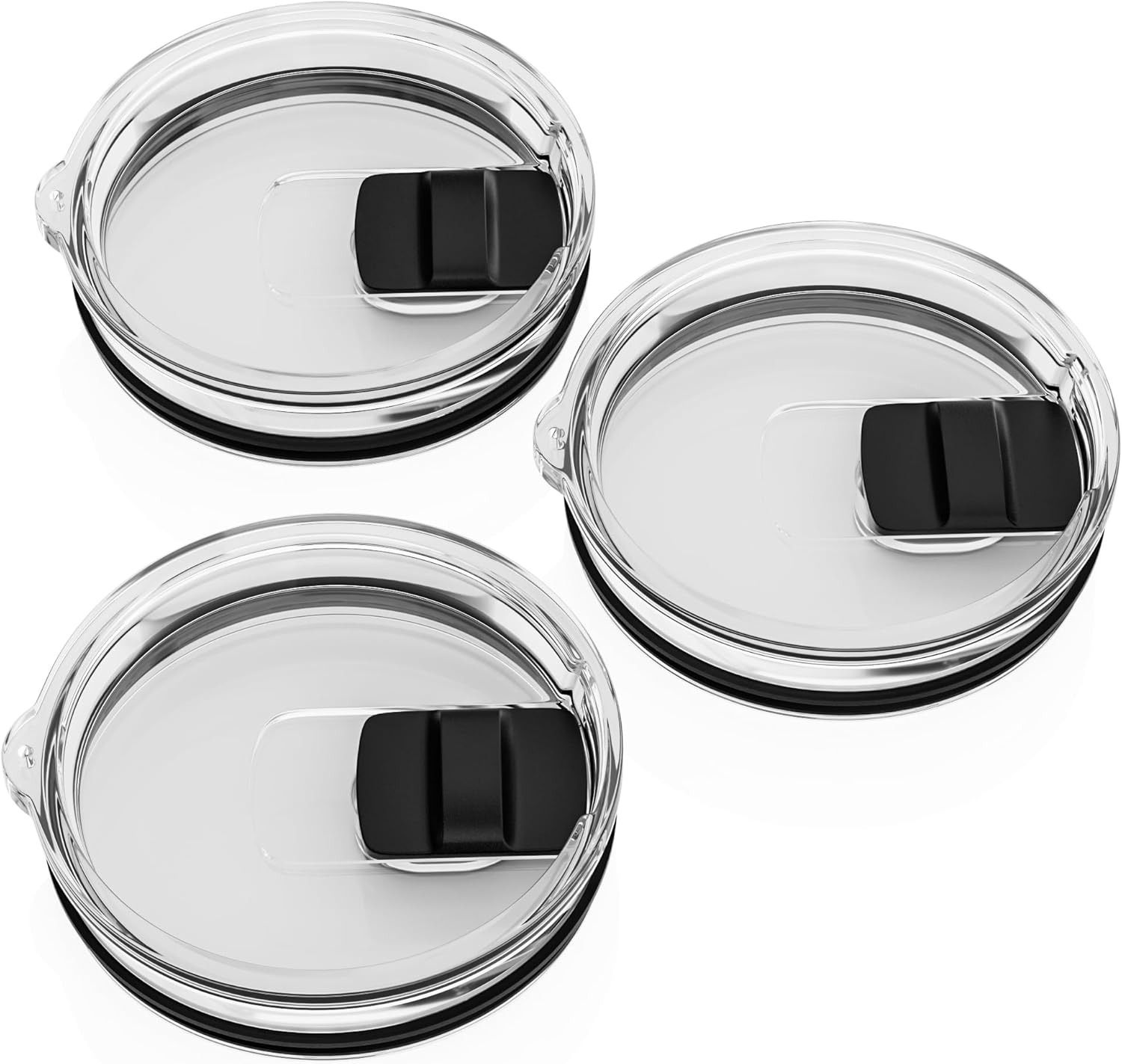 3 Pack 20 oz Tumbler Lid, Replacement Lids for 20oz Yeti Tumbler, Magnetic Slider Covers, BPA-Free, Easy to Clean