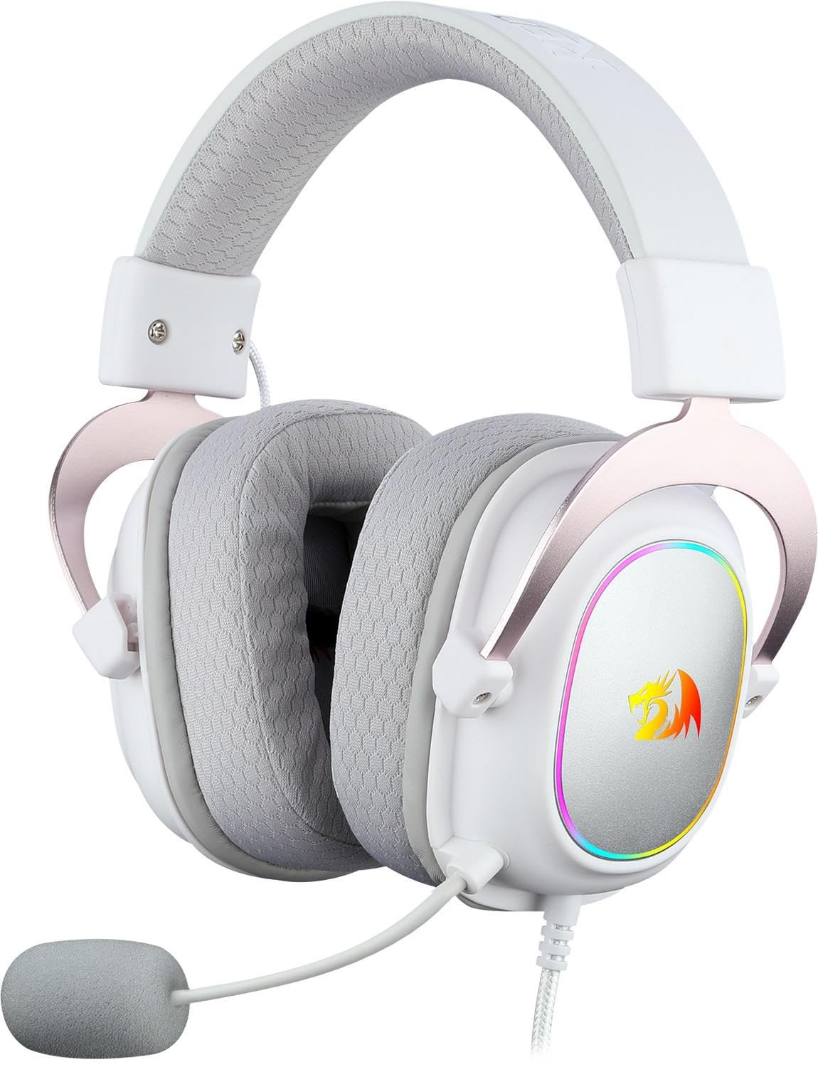 Redragon H510 Zeus X Cuffie Gaming con Microfono Flessibile - Audio 7.1 - Illuminazione RGB - Fascia Regolabile - Pad