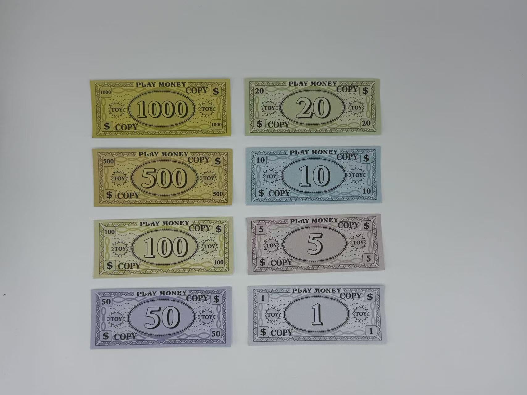 Neofield - Pack of 210 Counterfeit Money Playing Money - Realistic Dollar Bills for Movie Films, Children's Games, Party Fun and Magic Tricks