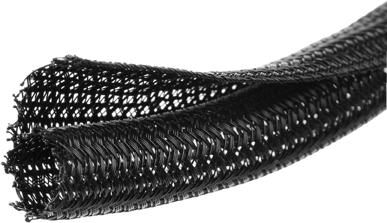 Bates 1/2 inch 10ft Long Cable Management Sleeve - Split Sleeve Wire Wrap, Secure Cord Protection