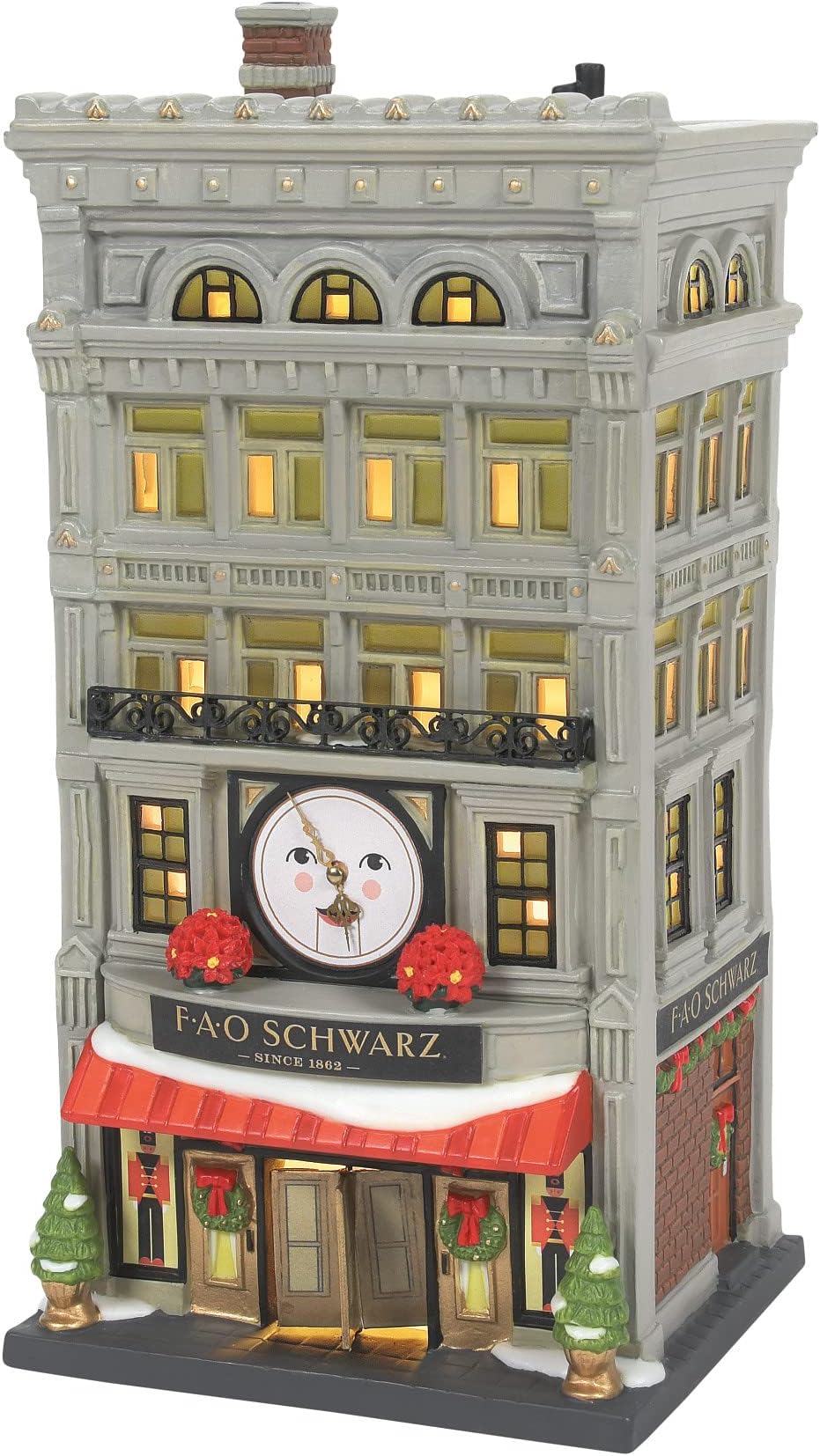 Department 56 Christmas in The City Sal's Pizza Lit Building, Ceramic, Multicolor, Model 4056623 main image 1