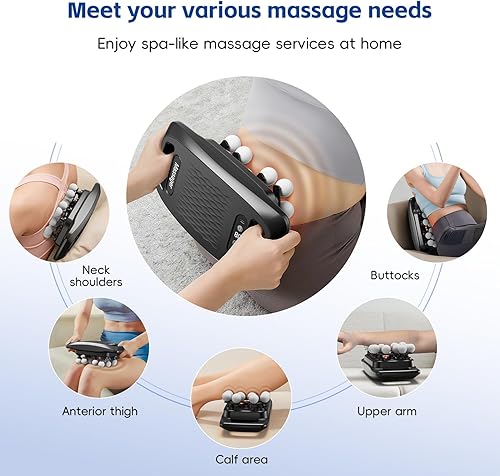 Miniatura 5 de cotsoco 20-Head Massage Gun Set, Deep Tissue Percussion Massager with 9 Modes and 9 Intensities, Quiet Handheld Muscle Massager for Back, Shoulders,