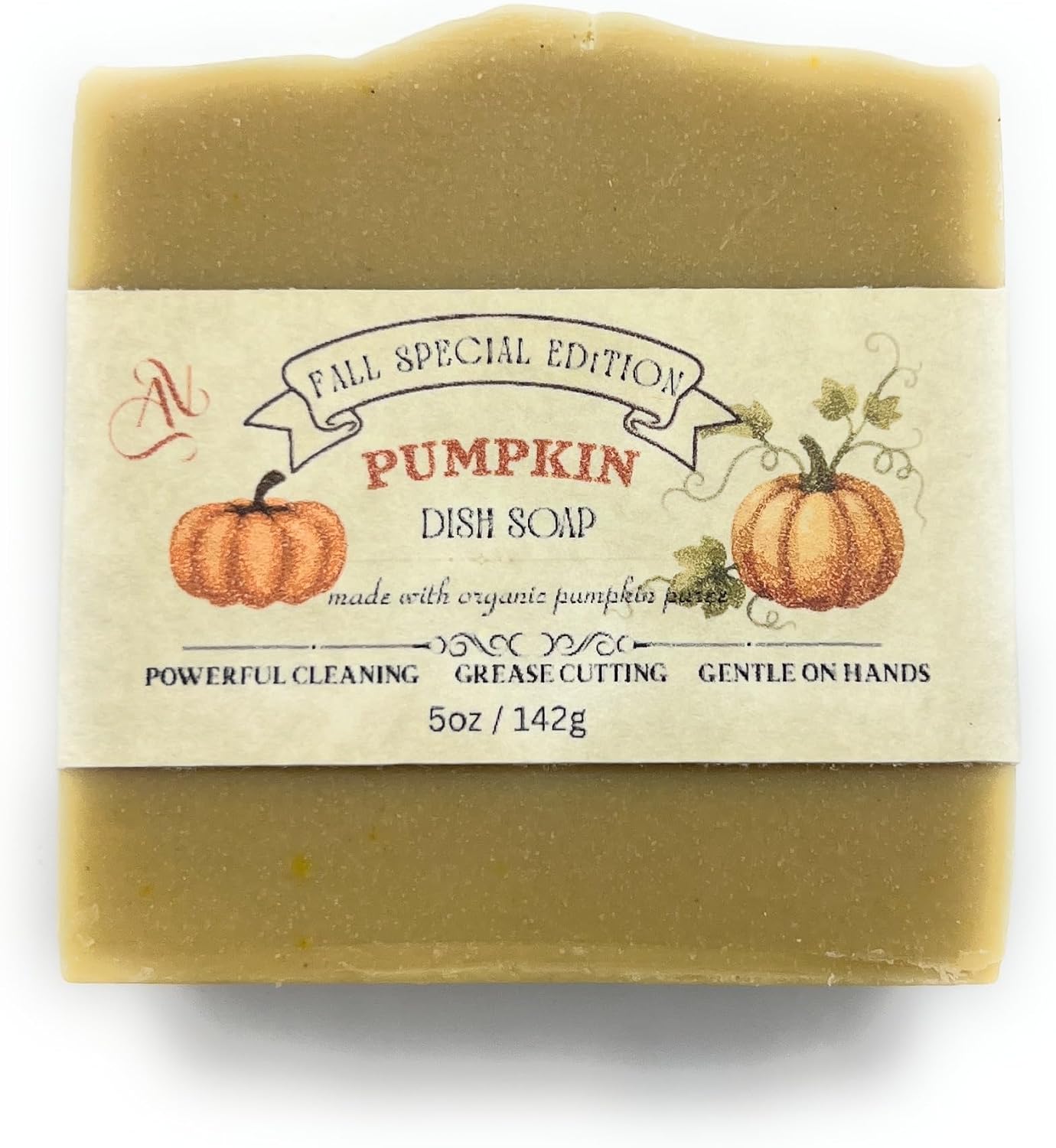 Allnations Soap Co - All Natural Handmade Solid Dish Soap Bar - Free of Dyes - Pure Essential Oil - 5oz - Vegan (Lemon) image 5