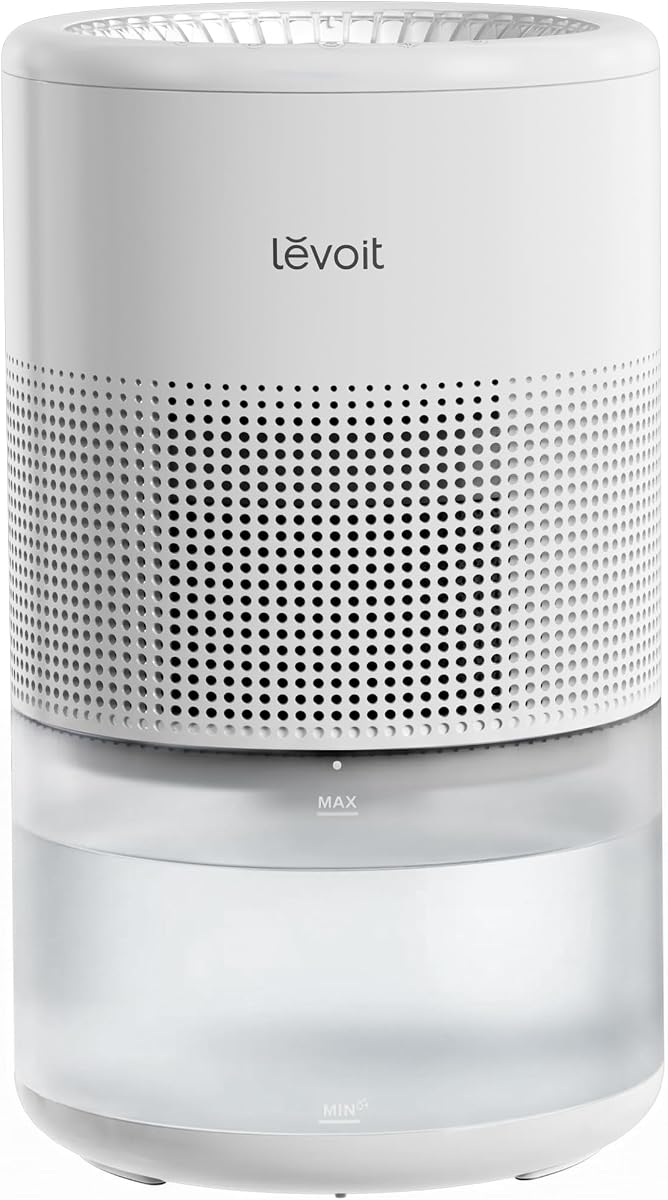 Evaporative Humidifiers for Bedroom Large Room, Reusable Filter | 4.5L Tank Up to 600ft2, 19dB for Baby, Auto Humidity Balance, No White Dust, Self-Clean & Dishwasher Safe, Superior Studio