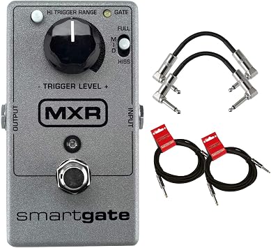 MXR M-135 Smart Gate Noise Gate Pedal مع 4 كابلات مجانية!