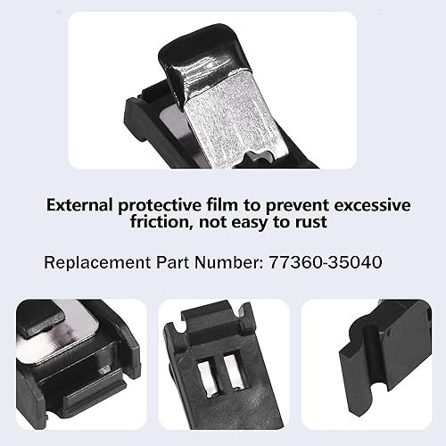 Miniatura 3 de Clip de resorte de puerta de combustible, clip de resorte de liberación de cubierta de tanque de gas para Toyota RAV4  AvalonCamry 2019-2022,