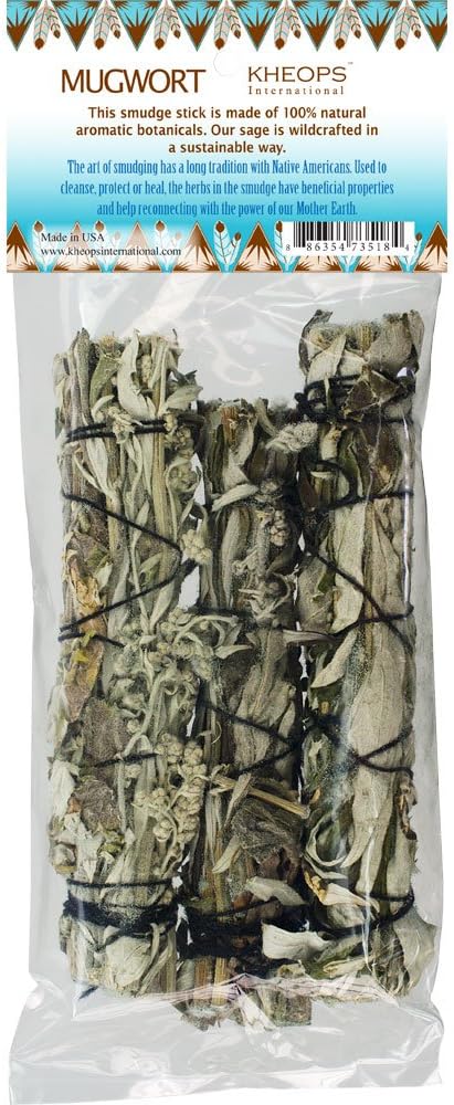Smudge Sticks Mini Mugwort Bundle (Pack of 3)