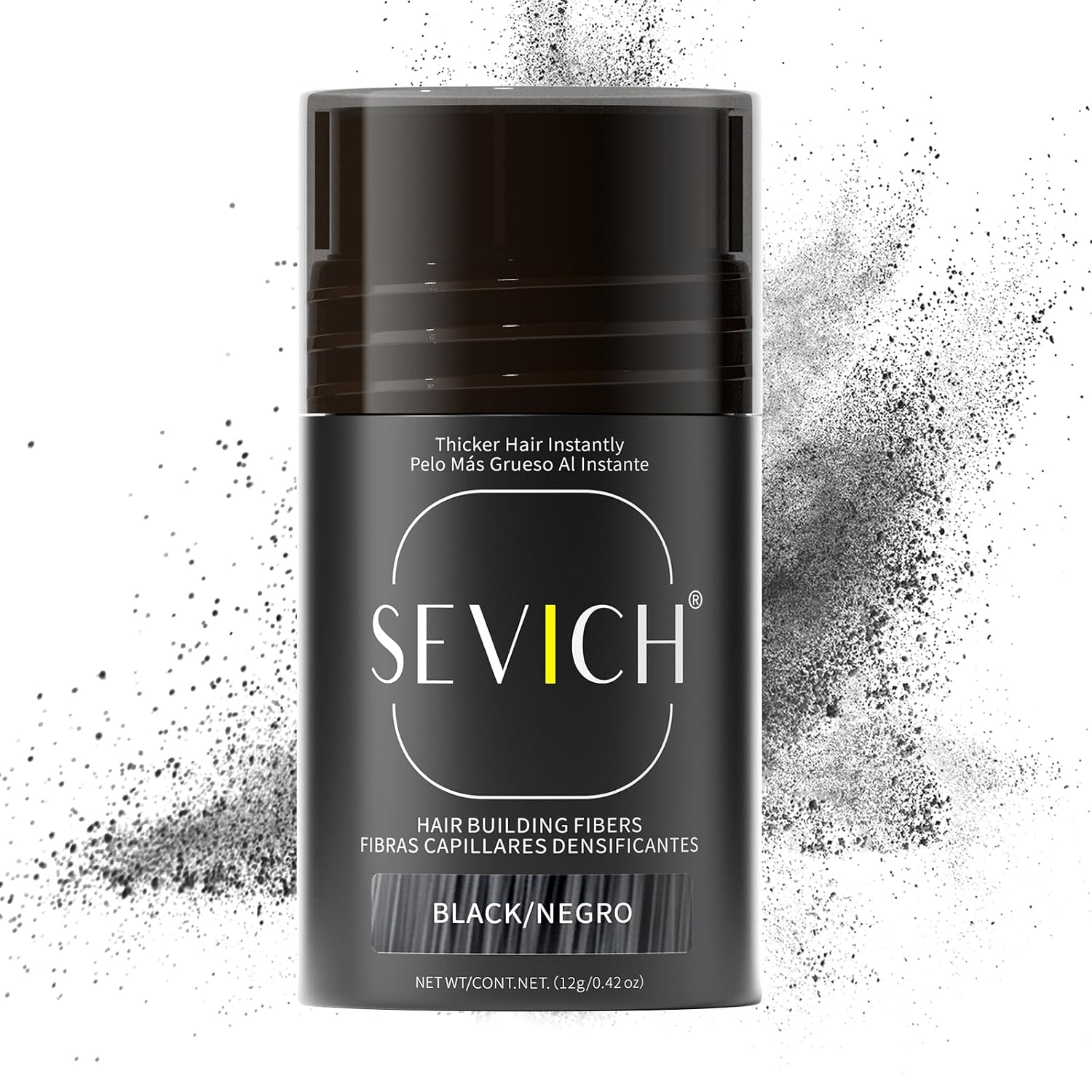 SEVICH Hair Building Fibers for Thinning Hair - Black