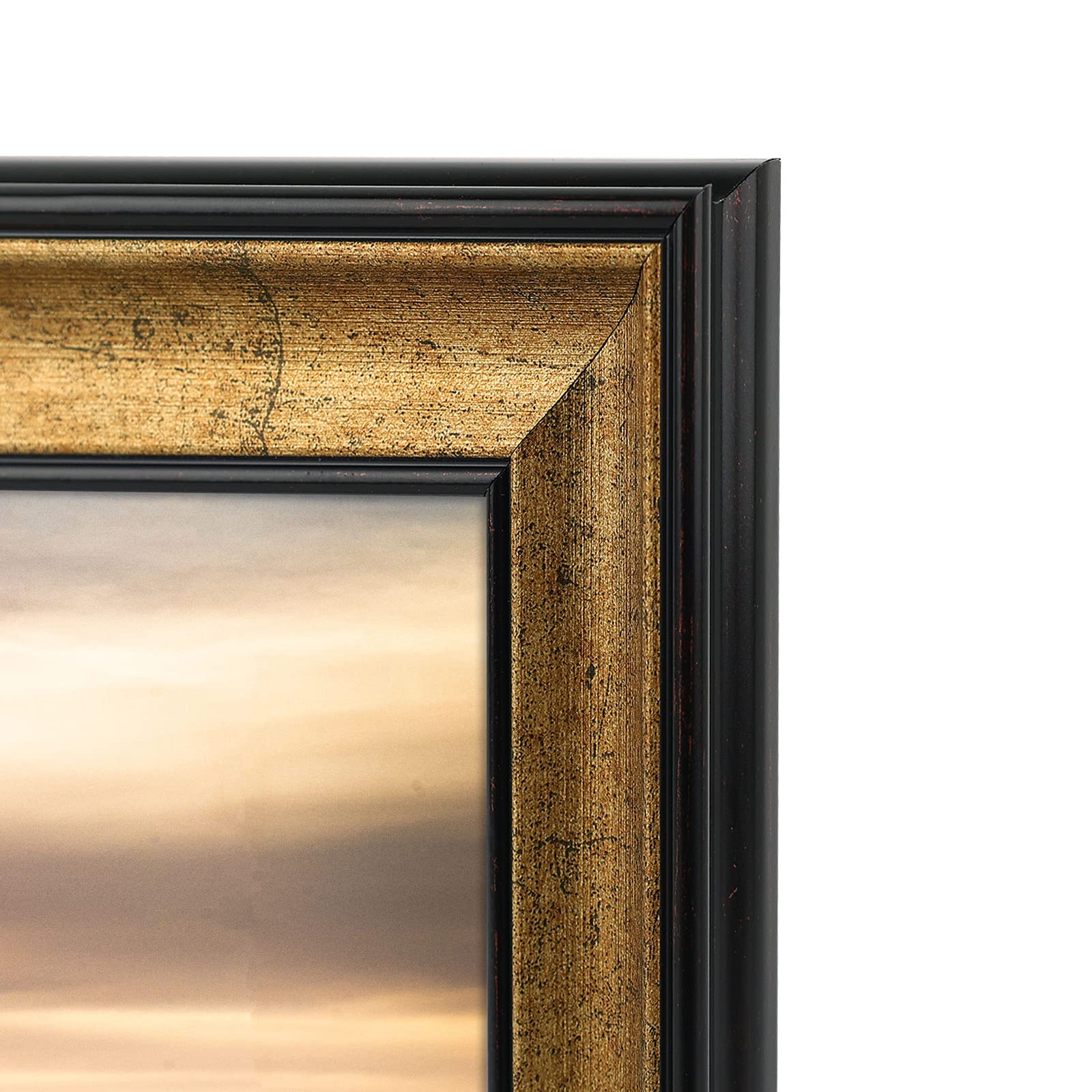 現代アート水彩画 建物 金色フレーム 現代アート水彩画 建物 金色フレーム 水彩額 セピア面金 103