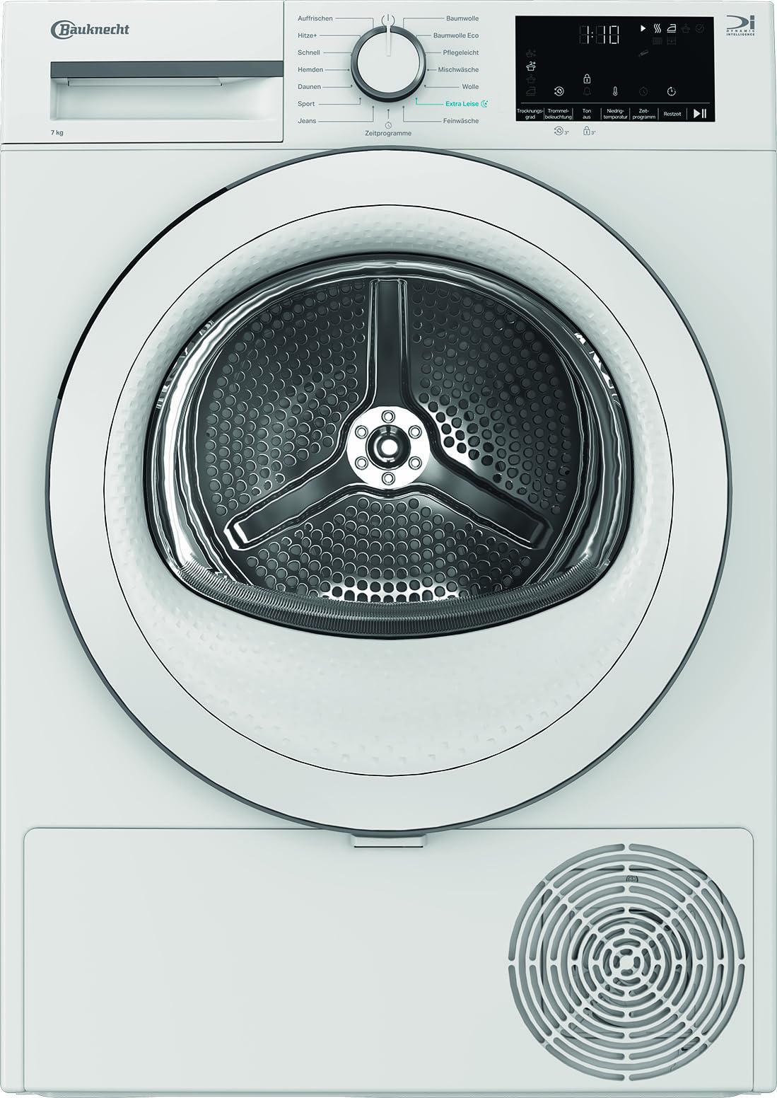 Bauknecht BT 7RC WW Wärmepumpentrockner /7 kg/EEK C/Precision Dry - Intelligentes Trocknen/Slim Wäschetrockner, weiss