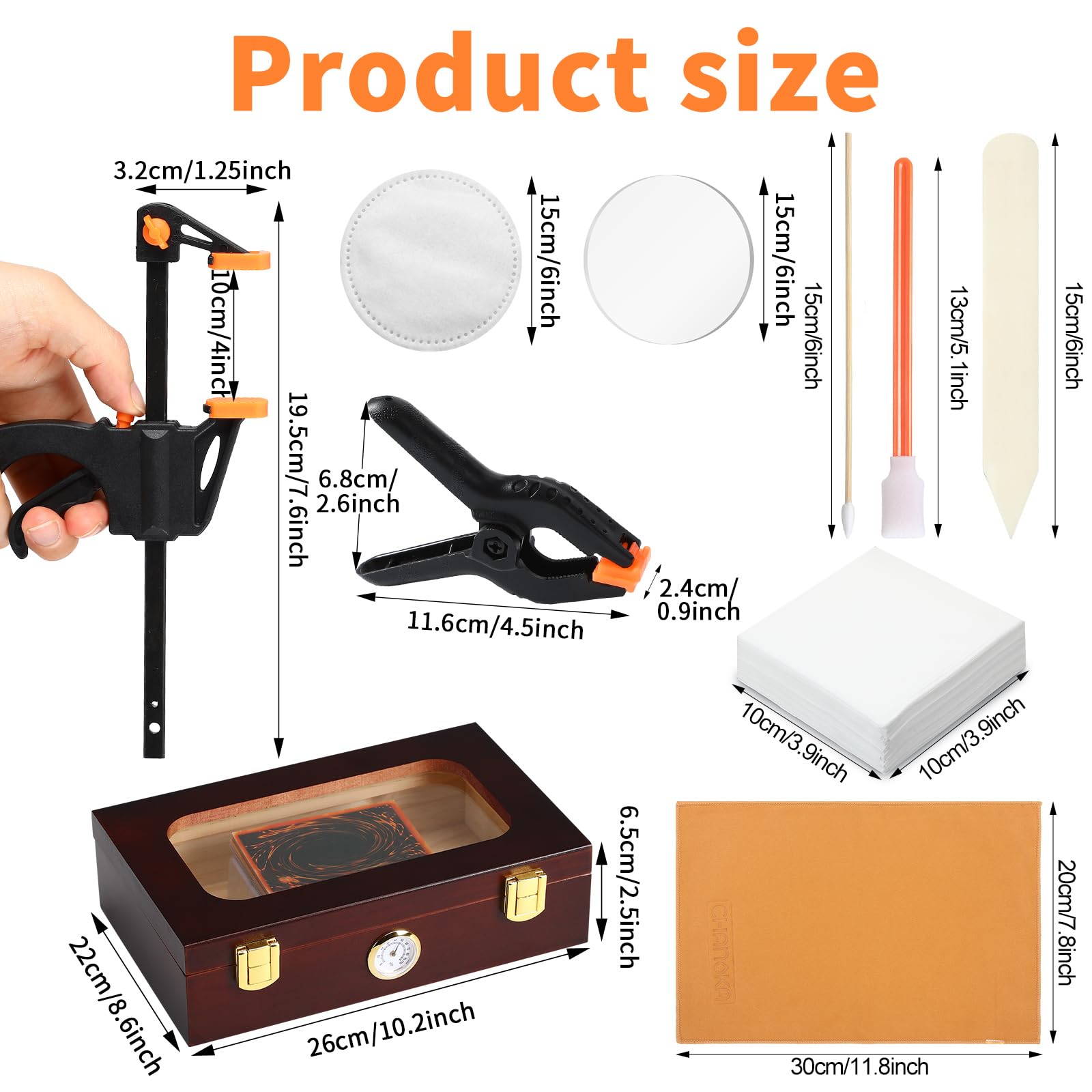 Didaey 539 pezzi Kit di strumenti per appiattire le carte Kit di pulizia per collezionisti Pulizia da collezione Proteggere Fix Carte piegate Appiattire i bordi sollevati Accessori